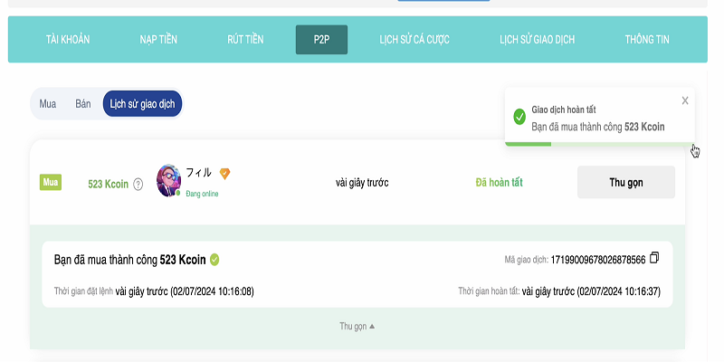 Hướng Dẫn Giao Dịch P2P Trên Nhà Cái Mibet Cùng Lưu Ý 5 huong-dan-giao-dich-p2p-tren-nha-cai-mibet-mua-coin